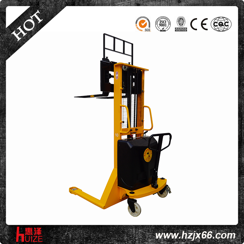 貨叉側移式半電動堆高車