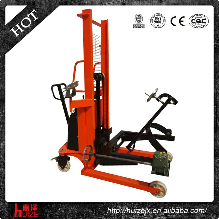 半電動(dòng)稱重油桶車（夾鐵桶，手搖翻轉(zhuǎn)）